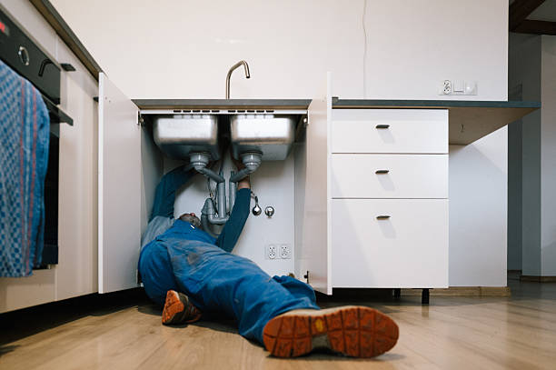Professional Sewer Line Repair technician working in Watertown, CT
